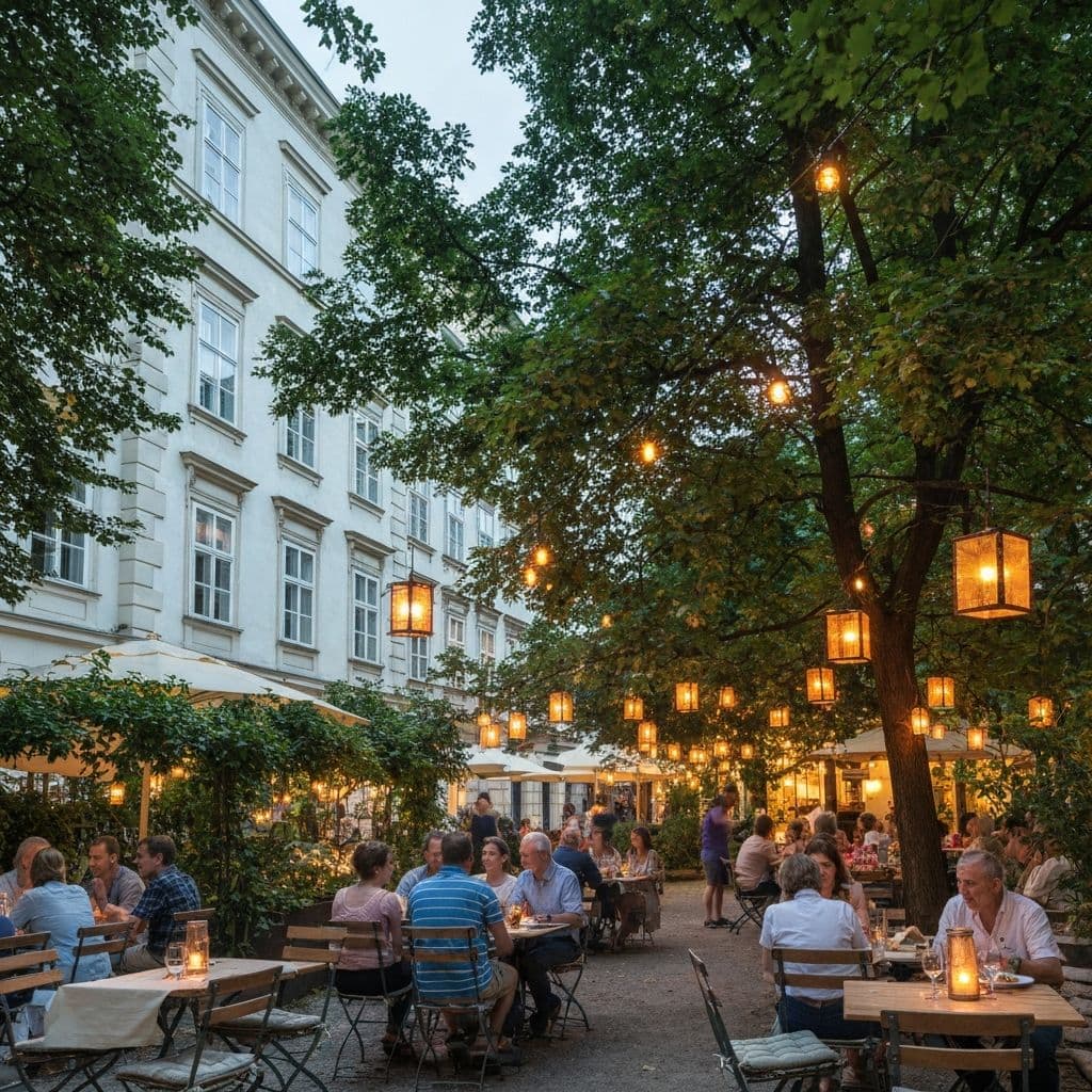 Charming Garden Terrace - Café Diglas im Schottenstift Wien