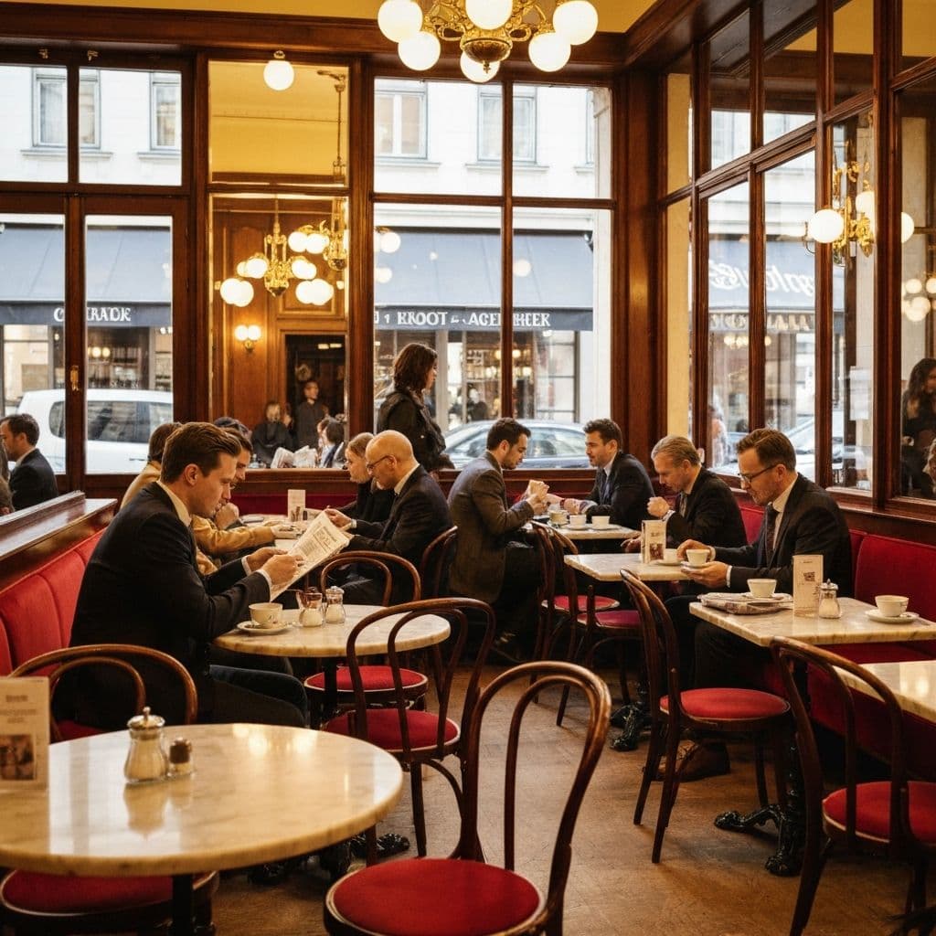 Frühstück im Café Diglas Wien